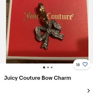 Vintage Juicy Couture Bow Charm - RARE